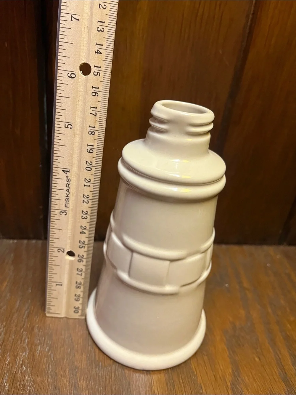 Cream Ceramic Longaberger Soap/Lotion Bottle Without Pump - Picture 3 of 4